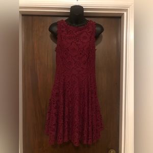 City Studio Maroon Dress - size 9